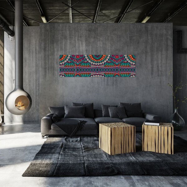 Obraz abstrakcji ozdobnej (170x50 cm)