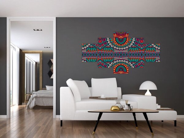 Obraz abstrakcji ozdobnej (125x70 cm)