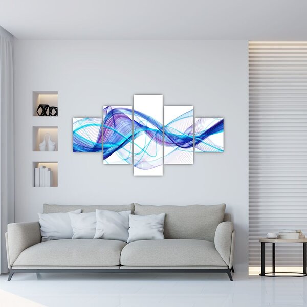 Obraz abstrakcji (125x70 cm)