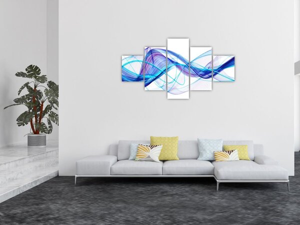 Obraz abstrakcji (125x70 cm)
