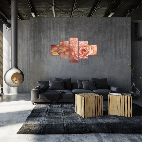 Obraz róż (125x70 cm)