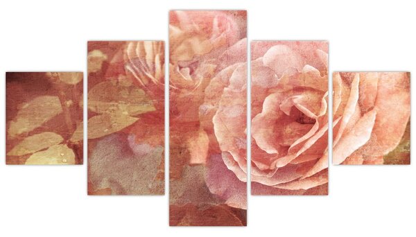 Obraz róż (125x70 cm)