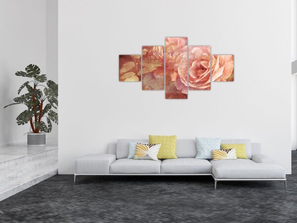Obraz róż (125x70 cm)