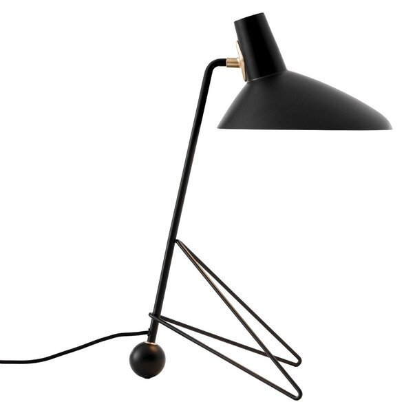 Lampa Stołowa &Tradition, Tripod HM9, czarny, salon, aluminium