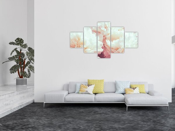 Obraz kwiatów (125x70 cm)