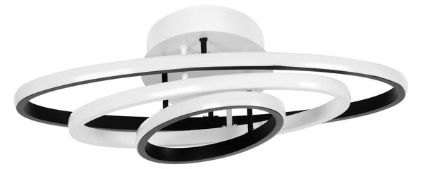 Designerska, ledowa, biała lampa sufitowa K-8104 z serii CORINA