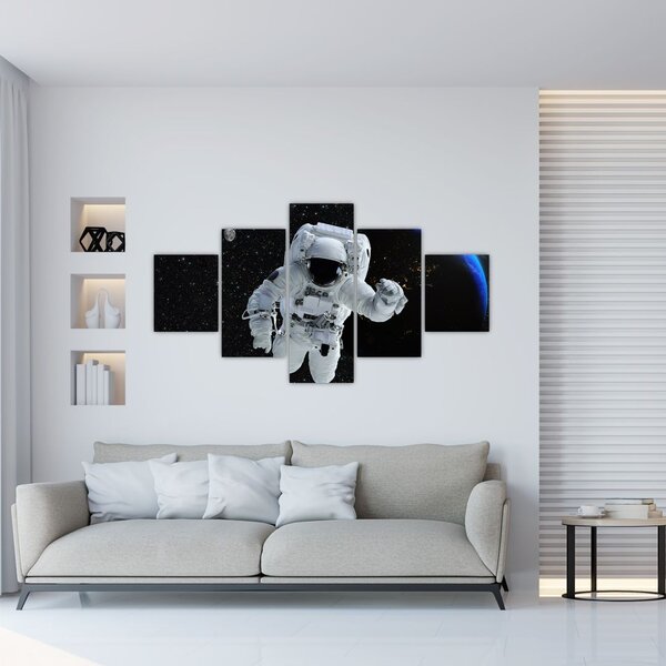 Obraz - Astronauta w kosmosie (125x70 cm)