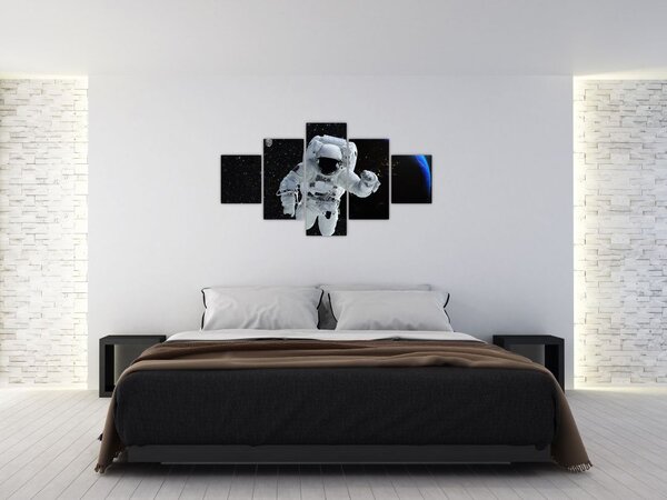 Obraz - Astronauta w kosmosie (125x70 cm)