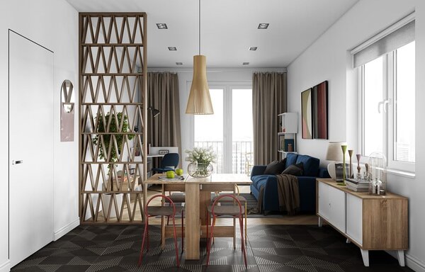 Rozkładany stół w dekorze dębu 76x28 cm Papillon – TemaHome