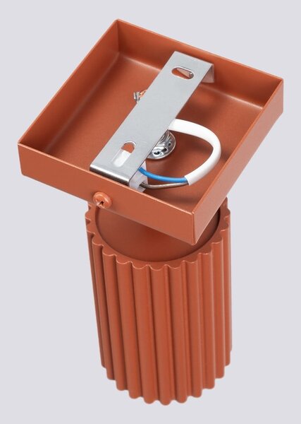 Ceglasta lampa punktowa 8x16 cm Gleam – Sollux