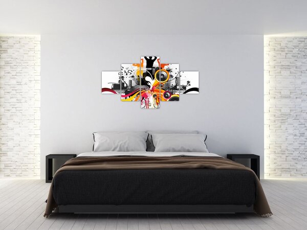 Obraz - Muzyka (125x70 cm)