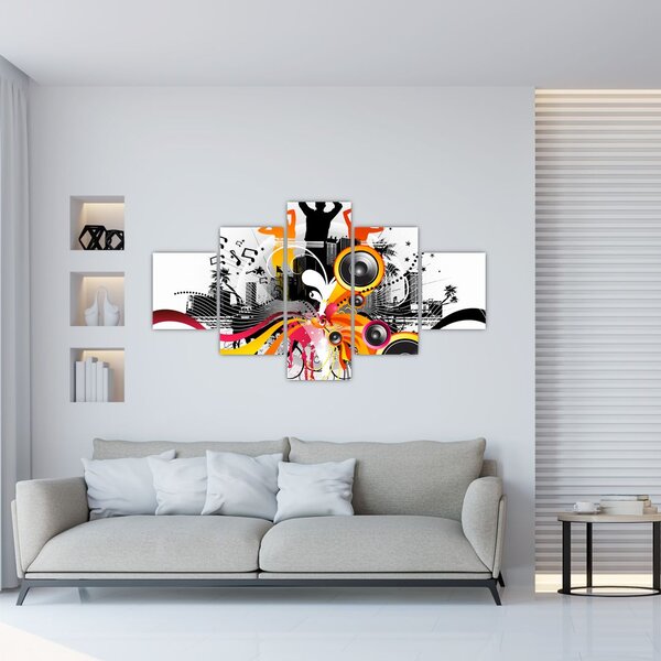 Obraz - Muzyka (125x70 cm)