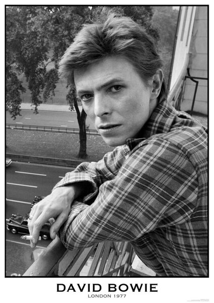 Plakat, Obraz David Bowie - London 1977, (59.4 x 84.1 cm)