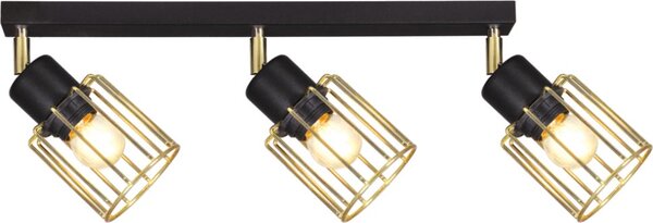 Lampy na listwie, reflektor do sypialni K-4782 z serii TROY GOLD