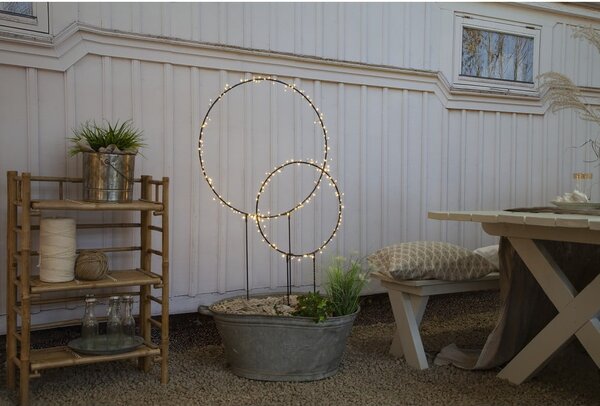 Dekoracyjny okrąg świetlny LED Star Trading Barlumi, wys. 120 cm