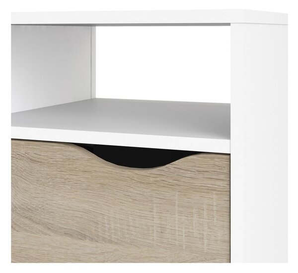 Biała szafka pod TV Tvilum Oslo, 117 x 57 cm