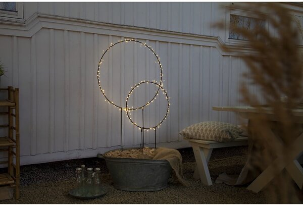 Dekoracyjny okrąg świetlny LED Star Trading Barlumi, wys. 120 cm