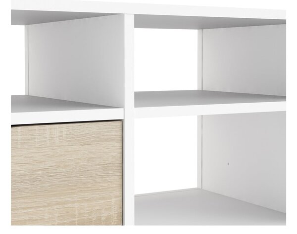 Biała szafka pod TV Tvilum Oslo, 117 x 57 cm