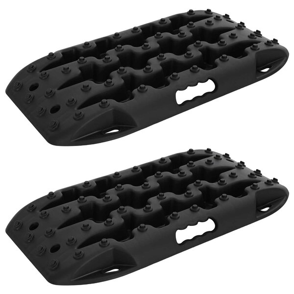 Deska trakcyjna 2 pcs Czarny 57,5x30,5x5,5 cm Wzmocniony nylon