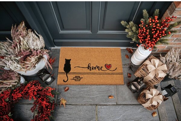 Wycieraczka z włókna kokosowego 40x70 cm Kitty Home – Hanse Home