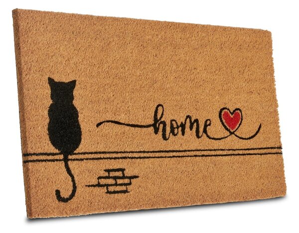 Wycieraczka z włókna kokosowego 40x70 cm Kitty Home – Hanse Home