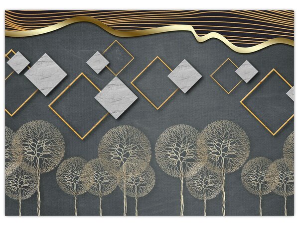 Obraz abstrakcji (70x50 cm)
