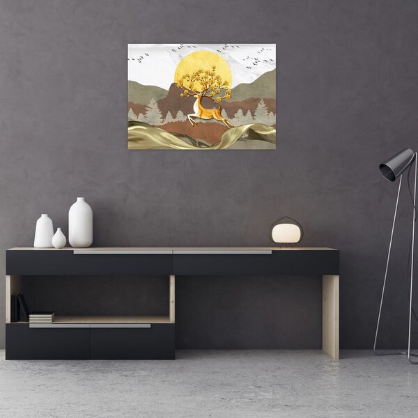 Obraz jelenia (70x50 cm)