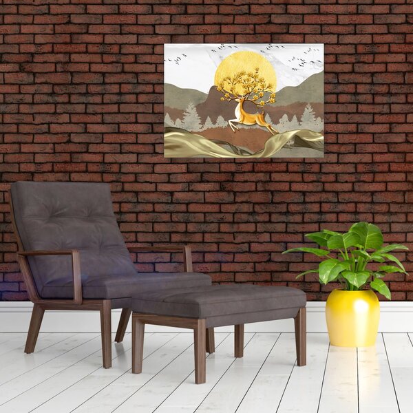 Obraz jelenia (70x50 cm)