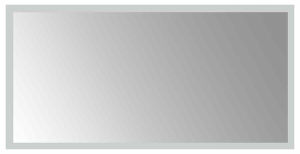 Lustro łazienkowe LED przezroczysty 60 x 30 cm szkło hartowane