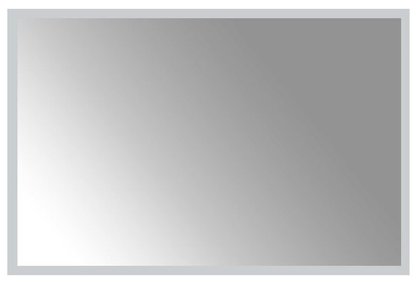 Lustro łazienkowe LED przezroczysty 60 x 40 cm szkło hartowane