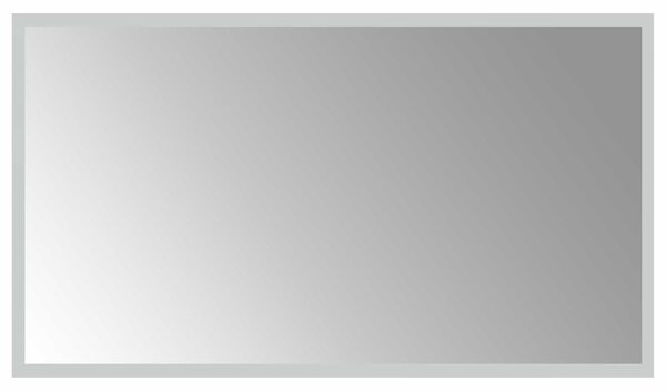 Lustro łazienkowe LED przezroczysty 70 x 40 cm szkło hartowane