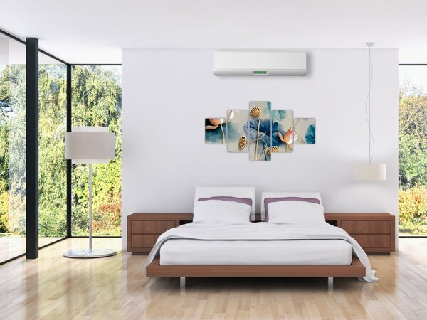 Obraz z kwiatami (125x70 cm)