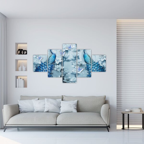 Obraz pawi (125x70 cm)