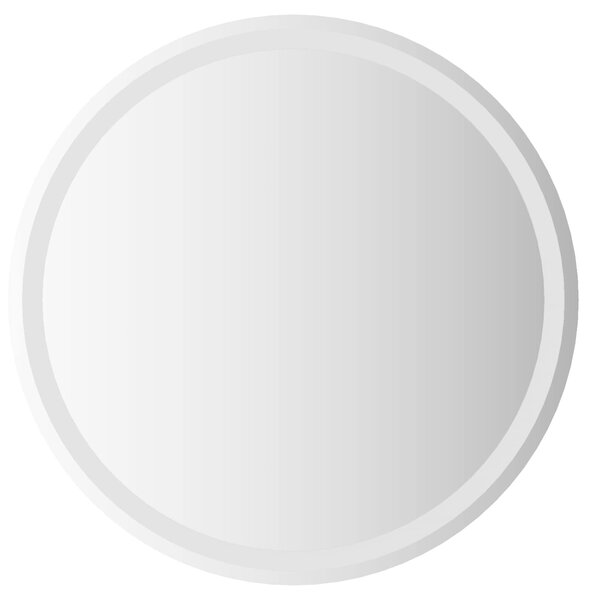 Lustro łazienkowe LED przezroczysty Ø 70 cm szkło hartowane