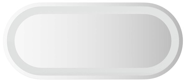 Lustro łazienkowe LED przezroczysty 70 x 30 cm szkło hartowane