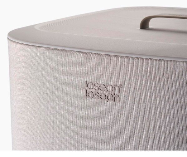 Beżowy tekstylny kosz na pranie 60 l Tota One – Joseph Joseph