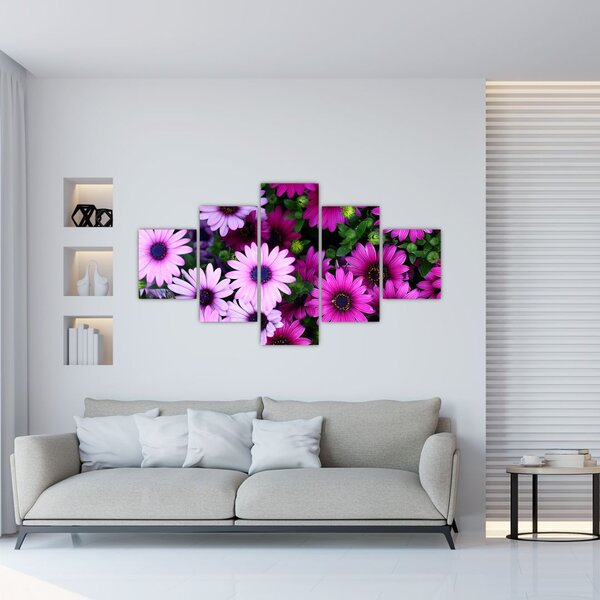 Obraz - Kwiaty (125x70 cm)