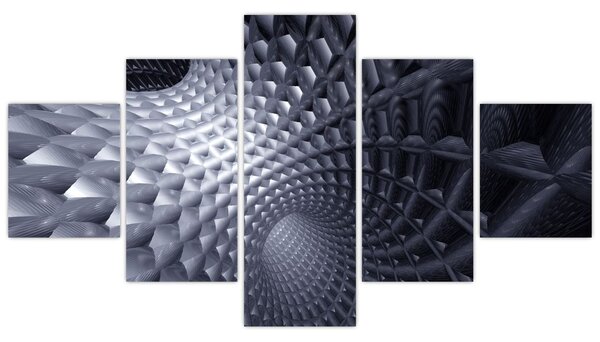Obraz - Abstrakcja 3D (125x70 cm)