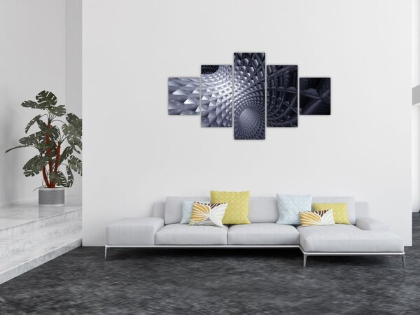 Obraz - Abstrakcja 3D (125x70 cm)
