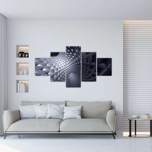 Obraz - Abstrakcja 3D (125x70 cm)