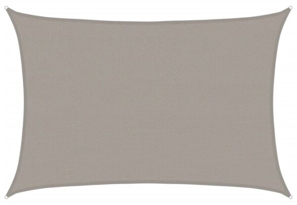 Żagiel przeciwsłoneczny, 160 g/m², jasnoszary, 4x5 m, hdpe