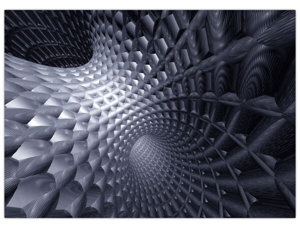 Obraz - Abstrakcja 3D (70x50 cm)