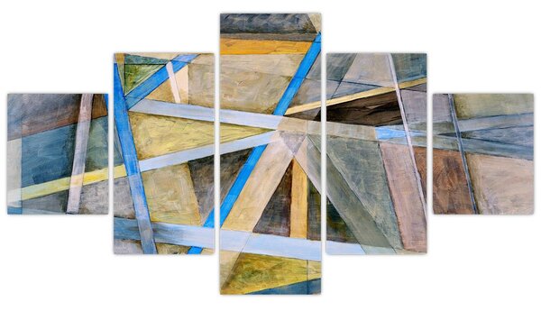 Obraz - Abstrakcja (125x70 cm)
