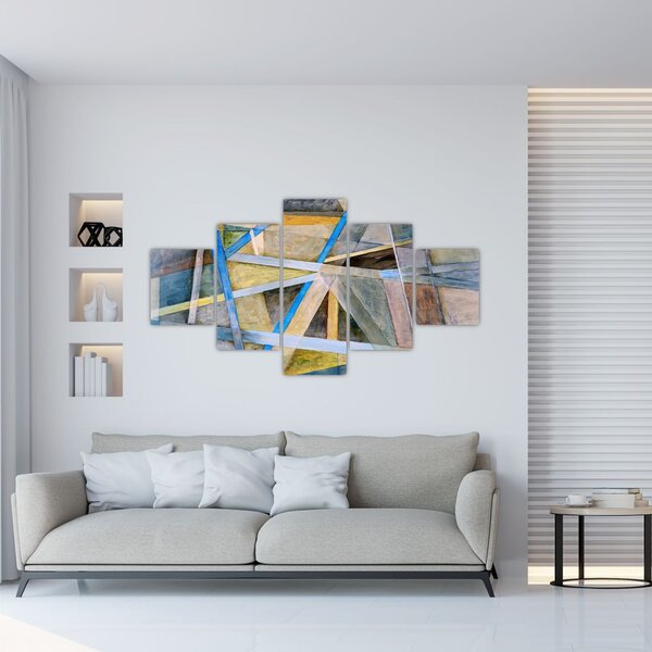 Obraz - Abstrakcja (125x70 cm)