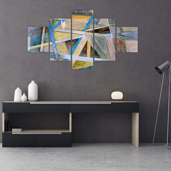 Obraz - Abstrakcja (125x70 cm)