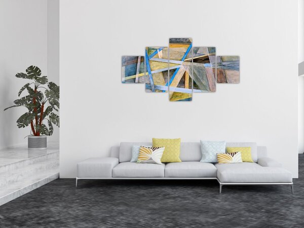 Obraz - Abstrakcja (125x70 cm)