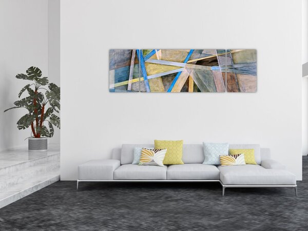 Obraz - Abstrakcja (170x50 cm)