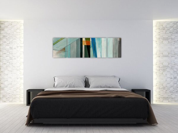 Obraz - Abstrakcja (170x50 cm)