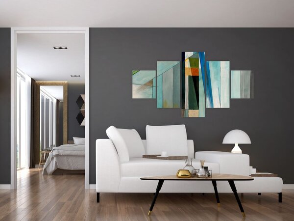 Obraz - Abstrakcja (125x70 cm)