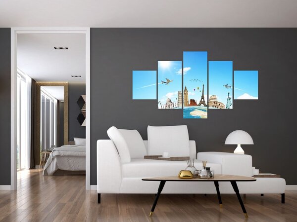 Obraz - Podróże (125x70 cm)